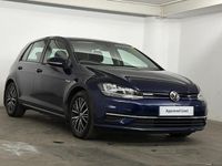 Used VW Golf VII SE 130 HP (95 kW) 2018 Blue Hatchback