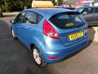 Used Ford Fiesta Zetec 96 HP (70 kW) 2010 Blue Hatchback