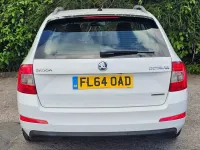 Used Skoda Octavia Business Line 110 HP (80 kW) 2014 White Estate