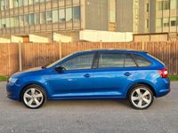 Used Skoda Rapid Sport 105 HP (77 kW) 2015 Blue Hatchback