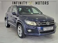 Used VW Tiguan R-line 150 HP (110 kW) 2015 Blue SUV