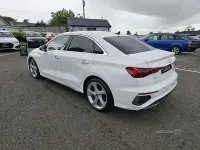 Used Audi A3 S-Line 110 HP (80 kW) 2021 White Sedan