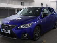 Used Lexus CT200h Sport Line 2018 Blue/black Hatchback