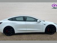 Used Tesla Model 3 Performance 335 kW (456 HP) 2020 White Sedan