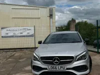 Used Mercedes CLA220 AMG line 177 HP (130 kW) 2017 Silver Coupe