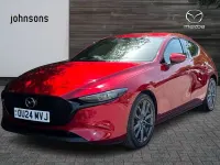 Used Mazda 3 Exclusive-Line 120 HP (88 kW) 2024 Red Hatchback