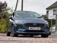 Used Ford Fiesta Titanium 100 HP (73 kW) 2023 Blue Hatchback