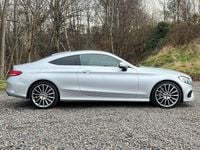 Used Mercedes C250 AMG Line Premium 204 HP (150 kW) 2018 Silver Coupe