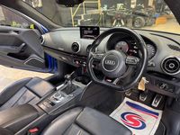 Used Audi S3 Sportback Prestige 300 HP (220 kW) 2015 Blue Hatchback