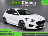 Used Ford Focus ST-Line X 125 HP (91 kW) 2019 White Hatchback