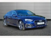 Used Audi A5 S-Line 204 HP (150 kW) 2023 Blue Coupe