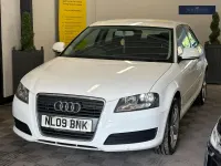 Used Audi A3 102 HP (75 kW) 2009 White Hatchback