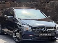 Used Mercedes A180 AMG line 109 HP (80 kW) 2018 Black Hatchback