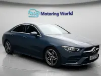 Used Mercedes CLA180 AMG line 136 HP (100 kW) 2022 Blue Coupe