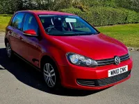 Usado VW Golf VI SE 105 HP (77 kW) 2010 Vermelho Citadino
