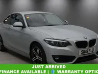 Used BMW 218 Sport Line 136 HP (100 kW) 2019 Silver Coupe