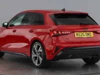 New Audi A3 Sportback Black Edition 2026 Red Hatchback