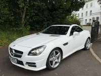 Used Mercedes SLK250 AMG 204 HP (150 kW) 2015 White Cabriolet