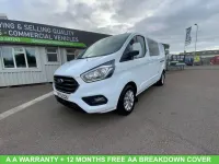 Used Ford Transit Custom Limited 130 HP (95 kW) 2022 White Van