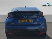 Begagnad Honda Civic SR 120 HK (88 kW) 2015 Blå Halvkombi