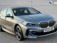 Used BMW 118 M Sport 136 HP (100 kW) 2023 Skyscraper grey metallic Hatchback