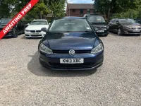 Used VW Golf VII SE 105 HP (77 kW) 2013 Blue Hatchback
