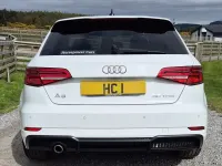 Used Audi A3 Black Edition 2018 White Sedan