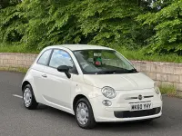 Used Fiat 500 Pop 69 HP (50 kW) 2010 White Hatchback