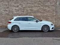 Used Audi A3 Sportback Black Edition 150 HP (110 kW) 2018 White Hatchback