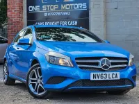 Used Mercedes A180 109 HP (80 kW) 2013 Blue Hatchback