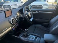 Used Audi A3 S-Line 116 HP (85 kW) 2019 Black Sedan