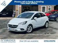 Used Vauxhall Corsa Excite 90 HP (66 kW) 2015 White Hatchback