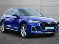 Begagnad Audi Q5 S-Line 204 HK (150 kW) 2023 Blå SUV