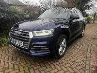 Used Audi Q5 S-Line 190 HP (139 kW) 2018 Blue SUV