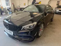 Used Mercedes CLA45 AMG AMG 381 HP (280 kW) 2016 Black Coupe