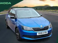 Used Skoda Fabia Colour Edition 94 HP (69 kW) 2018 Blue Hatchback