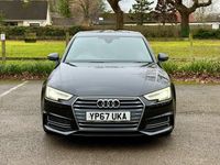 Used Audi A4 S-Line 150 HP (110 kW) 2017 Black Sedan