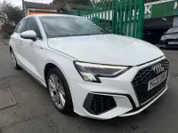 Used Audi A3 e-tron S-Line 2022 White Hatchback
