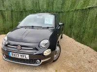 Used Fiat 500 Lounge 69 HP (50 kW) 2017 Black Hatchback