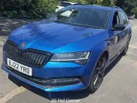 Used Skoda Superb SportlinePlus 2022 Blue Estate