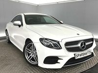 Used Mercedes E220 AMG line 194 HP (142 kW) 2018 White Coupe