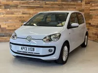 Used VW up! high up! 75 HP (55 kW) 2013 Blue Hatchback