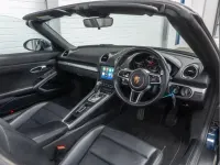 Used Porsche Boxster 296 HP (217 kW) 2017 Blue Cabriolet