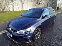 Used VW Golf VII R-line 2016 Blue Hatchback