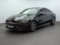 Used Mercedes CLA200 AMG line 163 HP (119 kW) 2021 Black Coupe