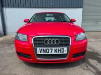 Used Audi A3 105 HP (77 kW) 2007 Red Hatchback