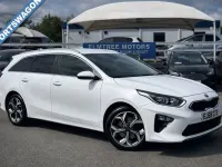 Used Kia Ceed Sportswagon Turbo 114 HP (83 kW) 2018 White Estate