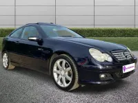 Used Mercedes C180 SE 143 HP (105 kW) 2007 Blue Coupe