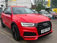 Used Audi Q3 Black Edition 150 HP (110 kW) 2017 Red SUV