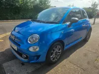 Used Fiat 500 S 69 HP (50 kW) 2016 Blue Hatchback